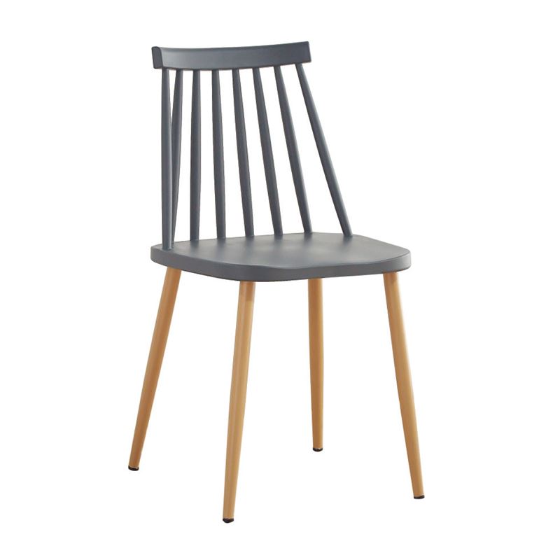 LAVIDA καρέκλα Μεταλλική Φυσικό/PP Ανθρακί