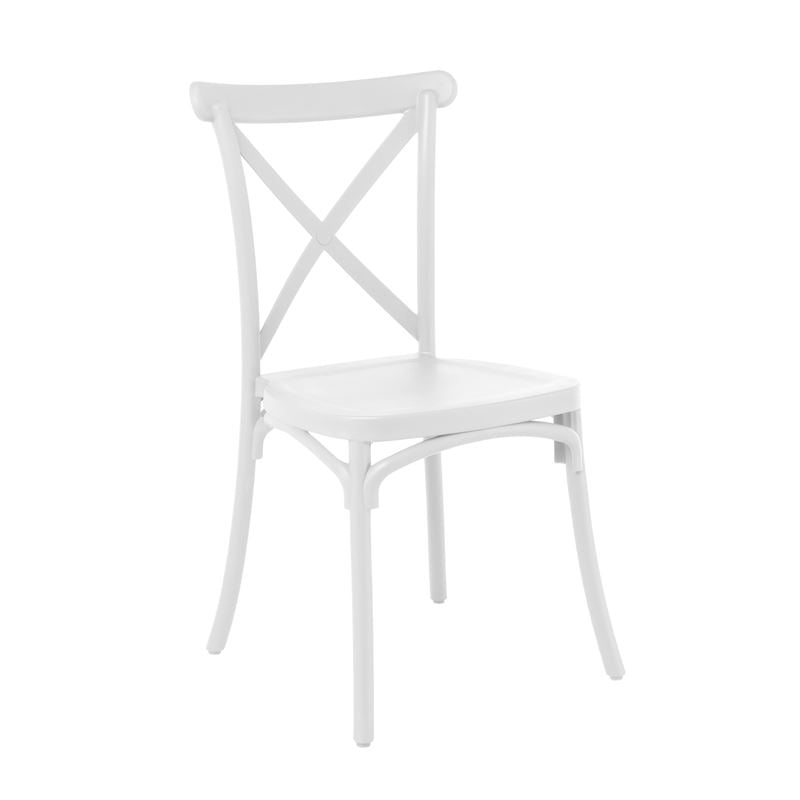 DESTINY Καρέκλα Πολυπροπυλένιο (PP), Απόχρωση Άσπρο, Στοιβαζόμενη DESTINY Καρέκλα Πολυπροπυλένιο (PP), Απόχρωση Άσπρο, Στοιβαζόμενη