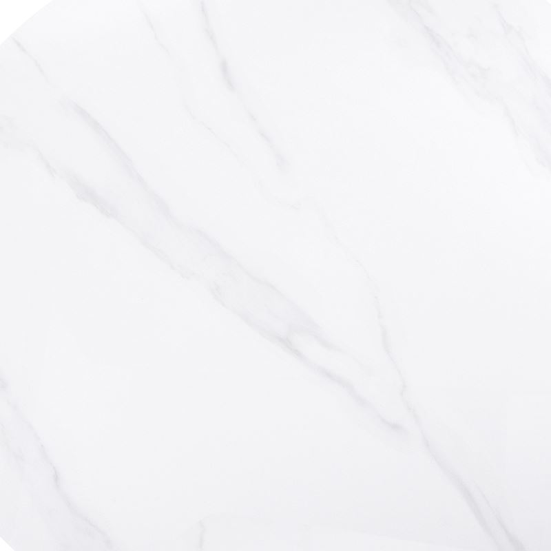 Sintered Stone Επιφάνεια Τραπεζιού, Απόχρωση White Marble (MDF για στήριξη βάσης)