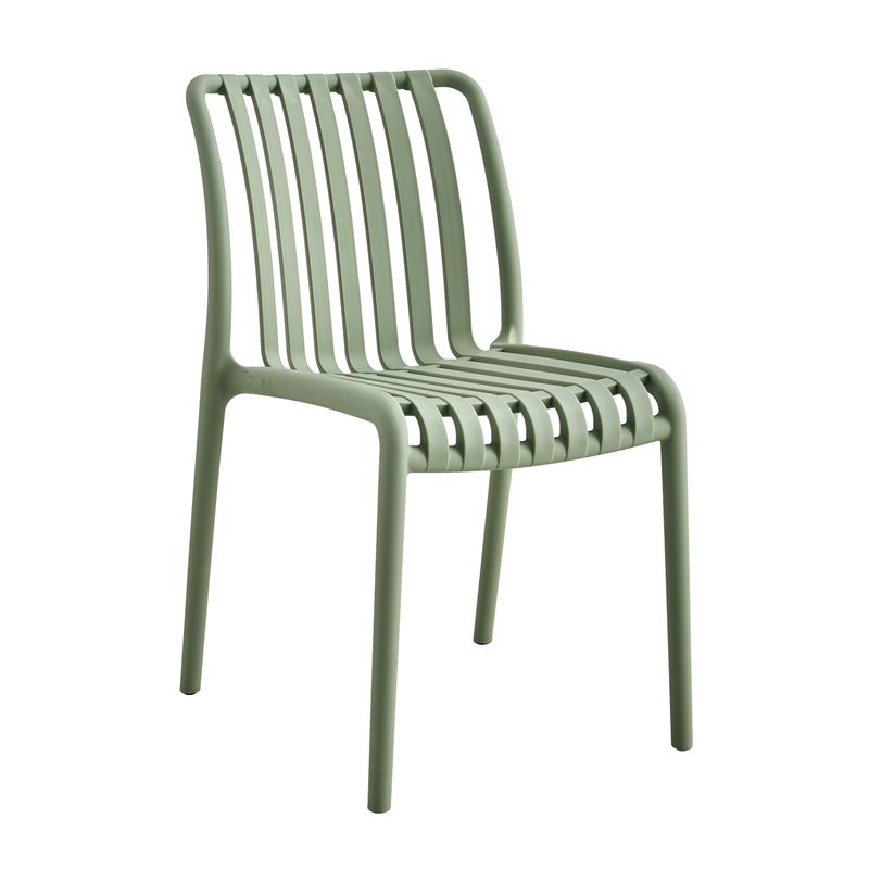 MODA Καρέκλα Στοιβαζόμενη PP - UV Protection, Απόχρωση Πράσινο