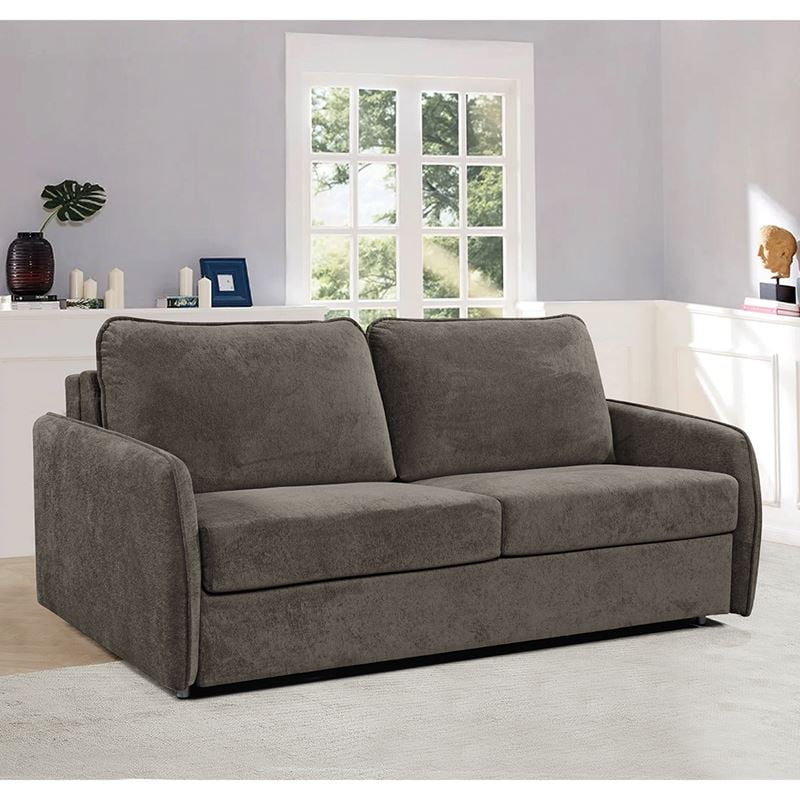 LESTER Καναπές - Κρεβάτι, Ύφασμα Σκούρο Καφέ LESTER Καναπές - Κρεβάτι, Ύφασμα Σκούρο Καφέ