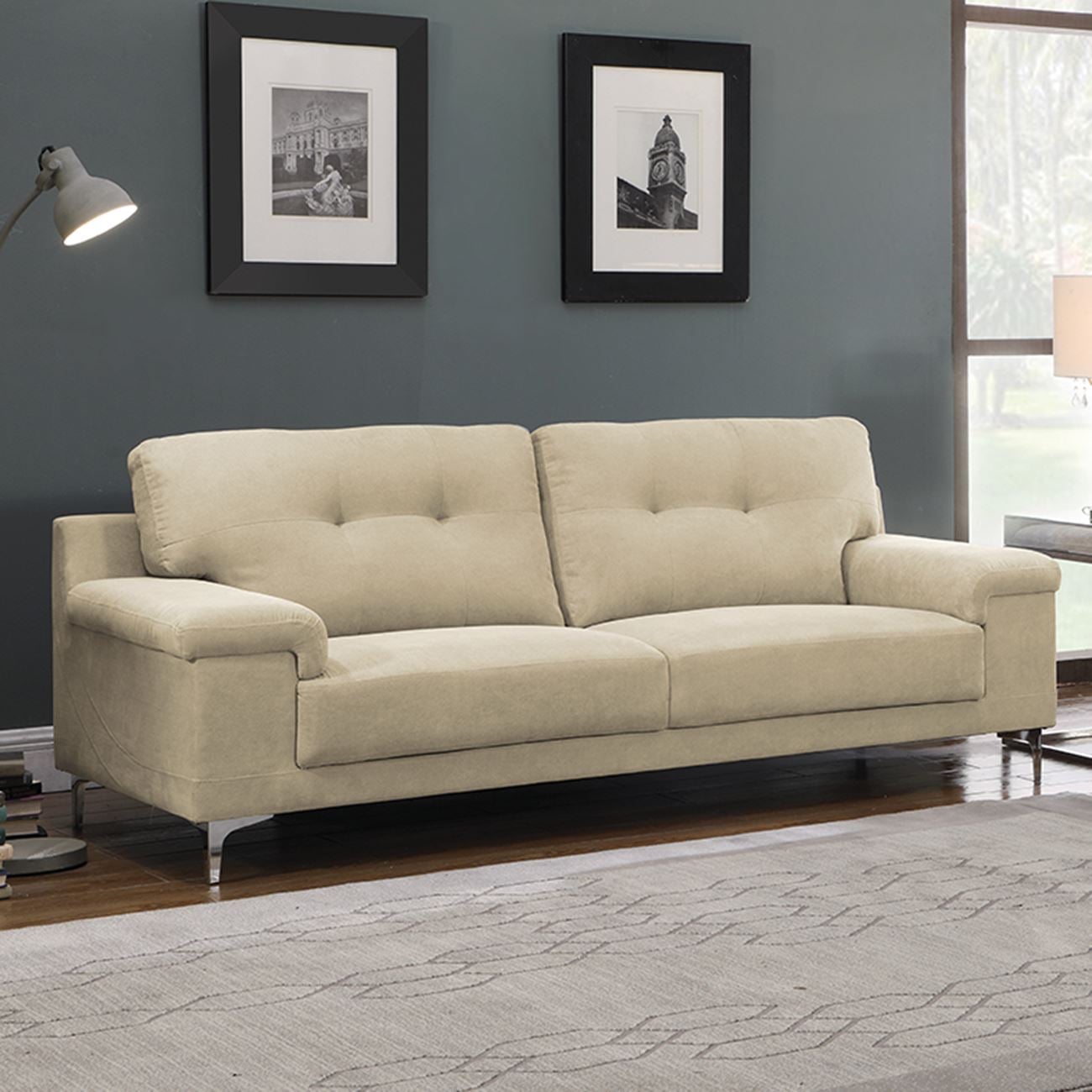 NOTE Kαναπές Σαλονιού - Καθιστικού 3Θέσιος, Ύφασμα Water Repellent Μπεζ NOTE Kαναπές Σαλονιού - Καθιστικού 3Θέσιος, Ύφασμα Water Repellent Μπεζ